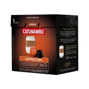 Paquete de 16 cápsulas Capuccino compatibles con Dolce Gusto.