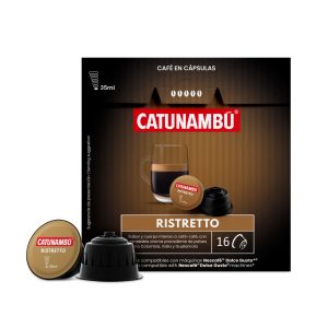 Paquete de 16 cápsulas Ristretto compatibles con Dolce Gusto.