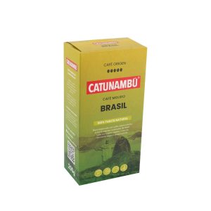 Paquete de café molido Natural Brasil Catunambú de 250gr.