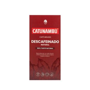 Paquete de café molido Natural Descafeinado Catunambú de 250gr y 500gr.