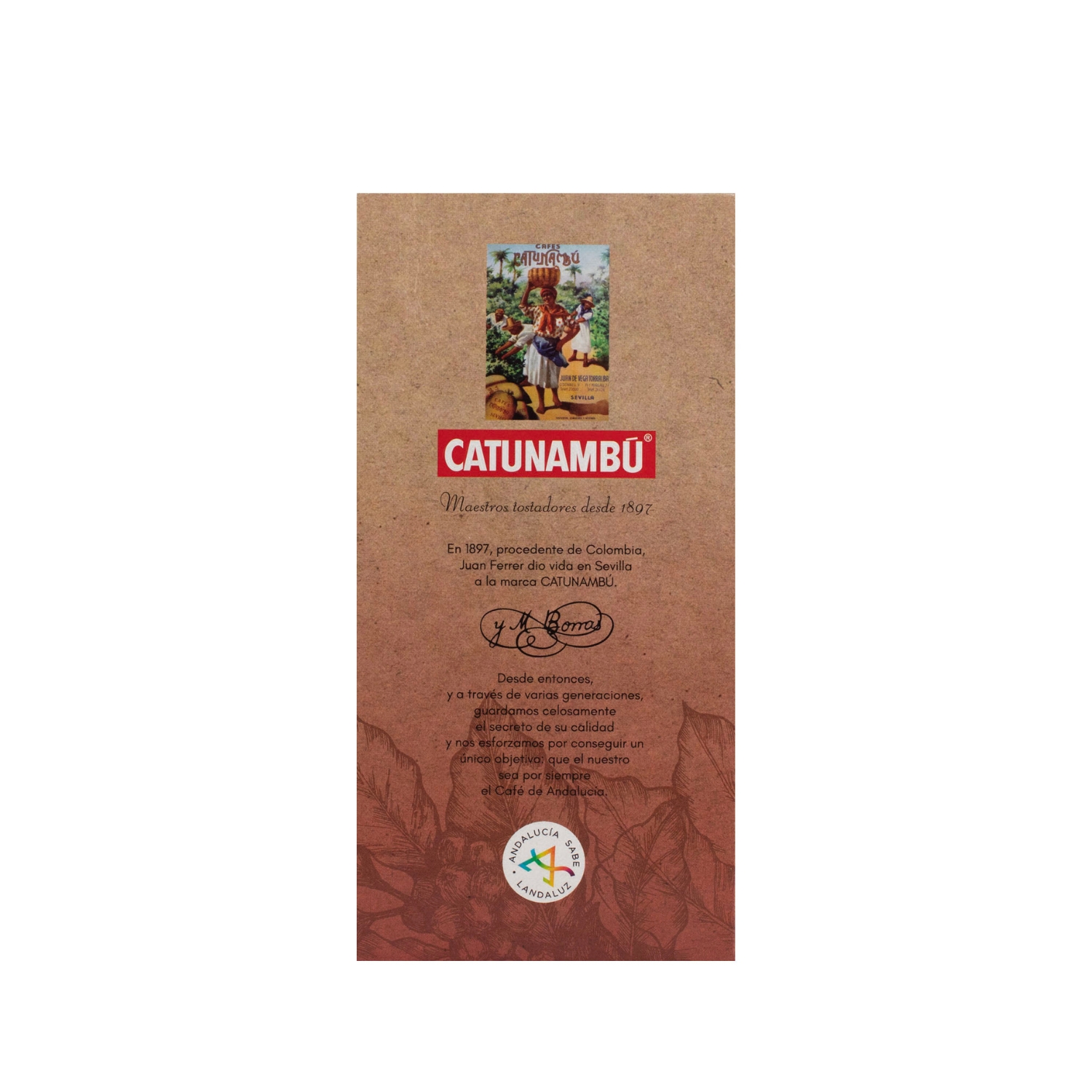 MOLIDO ECO DESCAF NATURAL SIDE C Paquete de café molido natural Ecológico Descafeinado Catunambú de 250gr.