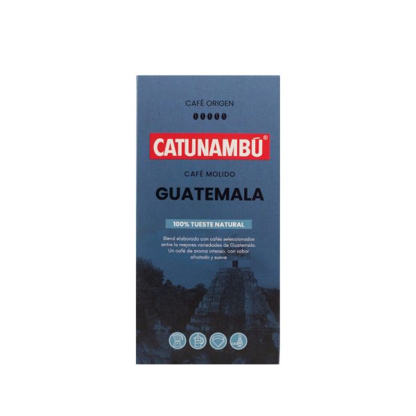 Paquete de café molido Natural Guatemala Catunambú de 250gr.