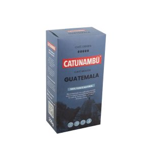 Paquete de café molido Natural Guatemala Catunambú de 250gr.